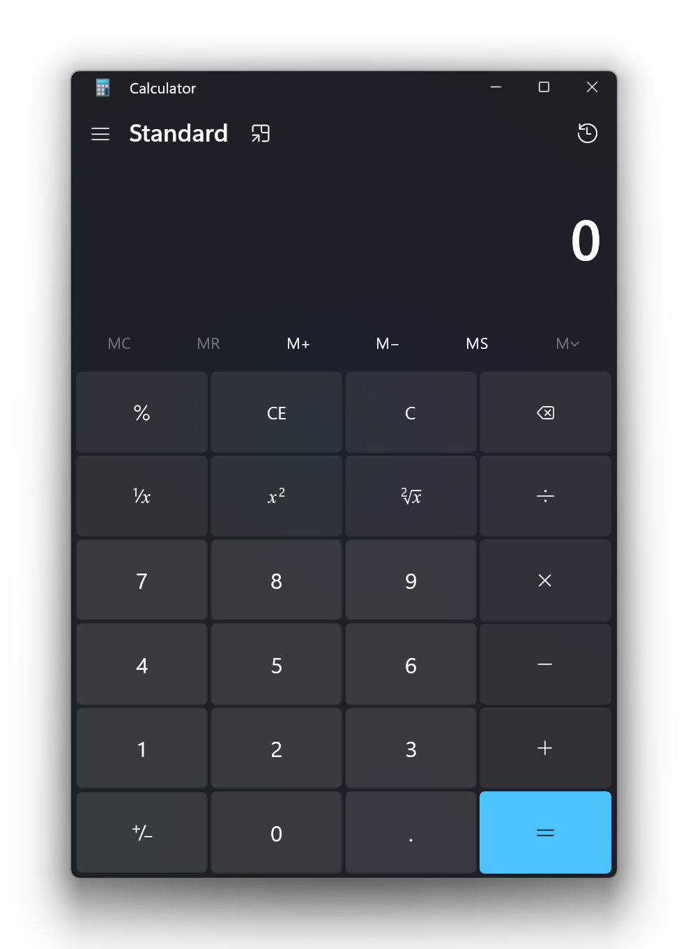 Windows Calculator 软件展示图